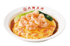 ”海老づくし”こぼれ海老天津まぜそば 970円(税込)